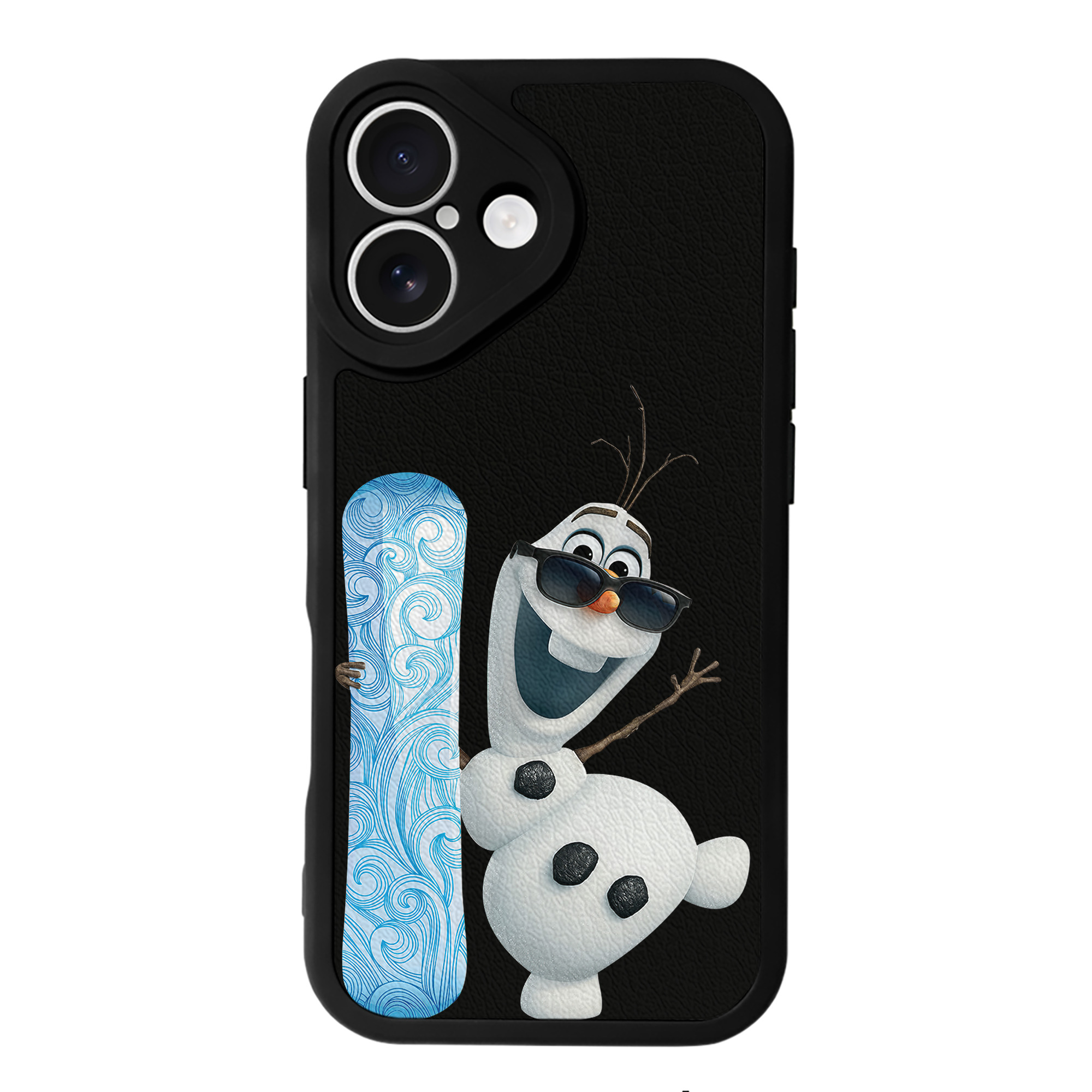 （画像用） アナと雪の女王 アンナ エルサ Frozen Anna Elsa 【iPhone 16シリーズ対応】シリコンスマホケース（レザー調） 材質：シリコン